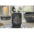 thumbnail image 2 of GG Collection 95297 Metal-Inlay Utensil Holder, Gray, 2 of 2