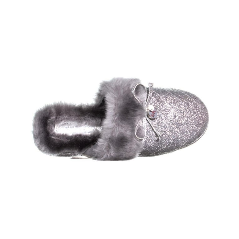 Michael kors sale slippers womens silver