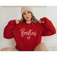 thumbnail image 3 of Besties Sweatshirt, Best Friends Sweatshirt, Friend Sweatshirt, Bachelorette Shirt, Besties Matching Tees, Besties Trip Sweat, 3 of 4