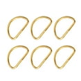 thumbnail image 1 of MasteelfCA 20PCS Metal Shoulder Strap D Ring Multipurpose Bag Webbing Ring Accessories for Luggage Clothes Backpack Belt (Golden), 1 of 5