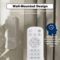 thumbnail image 2 of Wozzio 52-Inch Commercial Ceiling Fan with Integrated LED Light and Remote Control, 2 of 10