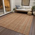 thumbnail image 6 of Addison Rugs Chantille Indoor/Outdoor Transitional Stripes Paprika Washable Rectangle Rug, 3' x 5', 6 of 6