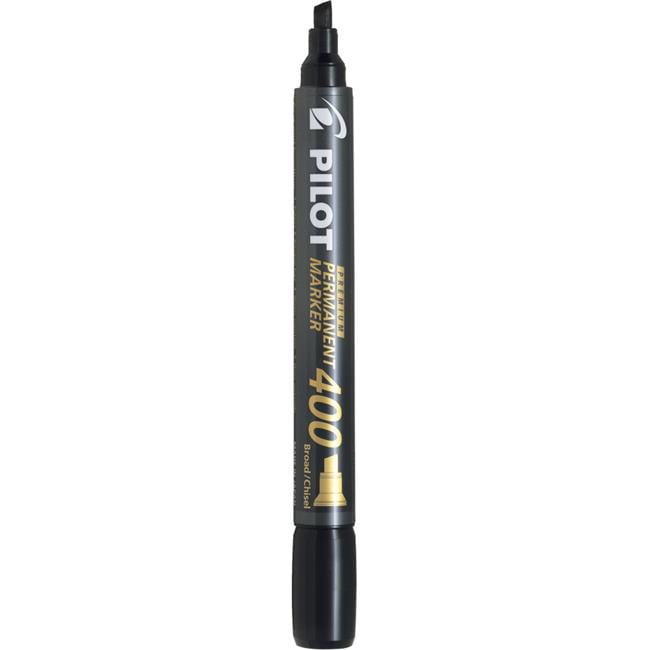 Pilot 1600495 Marqueur Permanent Premium Pointe Grand 400 , Noir - Lot de 12