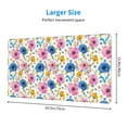 thumbnail image 2 of Pofeuu Rose Flowers Print Mouse Pad,Rubber, Multipurpose Comfortable Waterproof Mousepad Desk Mat for Gamer Office Home, 2 of 8