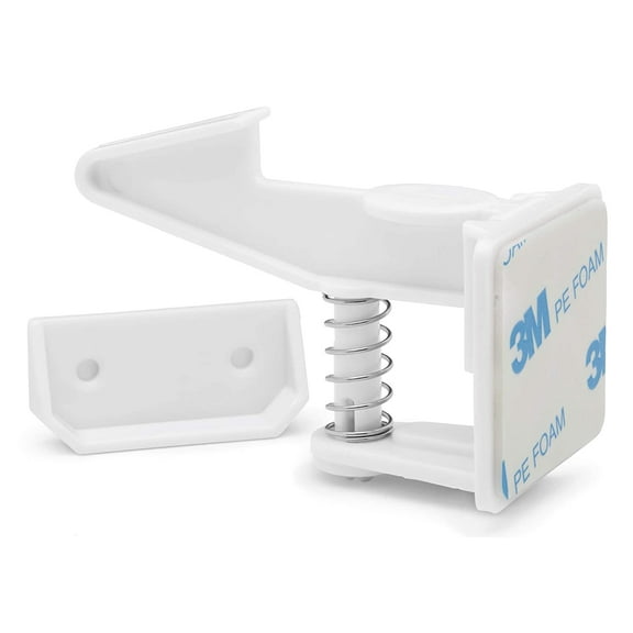 Cabinet Locks Child Safety 12 Pack | Baby Safety Cabinet Locks NO Drilling 3M Adhesive Baby Proof Drawer Lock Child proofing cabinets latches for Kids Latch for Drawers & Door Child Safety Locks