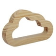 thumbnail image 1 of Wood Bedside Lamp, USB Powered Wood Carving Lamp One Key Button Switch Assisted Sleep  For Office, 1 of 8