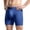 Blue, variant on Mens Ice Silk Sports Boxer Briefs Quick Dry Anti Chafe Extended Length Underpants Plus Size Cycling Summer Breathable Underwear
