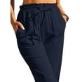 thumbnail image 3 of DYMADE Women Elegant Leggings Elastic Waist Casual Sporty Sweatpants, 3 of 4