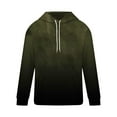 thumbnail image 4 of zfwon Men's Hoodies Loose Drawstring Hooded Pullover Gradien Long Sleeve Sweatshirts Casual Warm Jumpers with Pocket Fall Winter Lightweight Sports Pullover Size M-3XL, 4 of 5