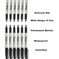 thumbnail image 3 of Fine Tip Permanent Black Markers 36 Count, 3 of 5