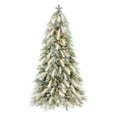 thumbnail image 5 of Snowy Christmas Tree with Pampas Tips-Color:Snow Flocked,Size:6.5ft, 5 of 10