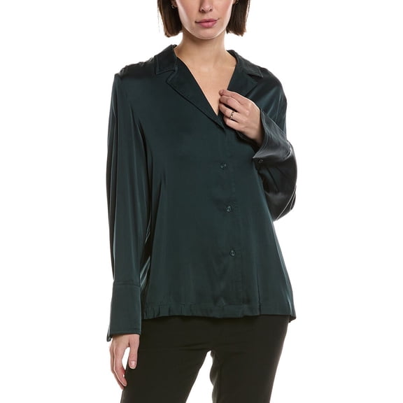 Ted Baker womens Button Blouse, xs, Blue