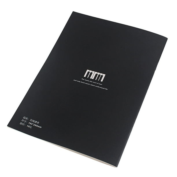Libro de Papel para Escribir Ejercicios con Musical en