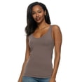 thumbnail image 4 of Felina Reversible Cotton Womens Tank Top | 4-Pack, 4 of 7