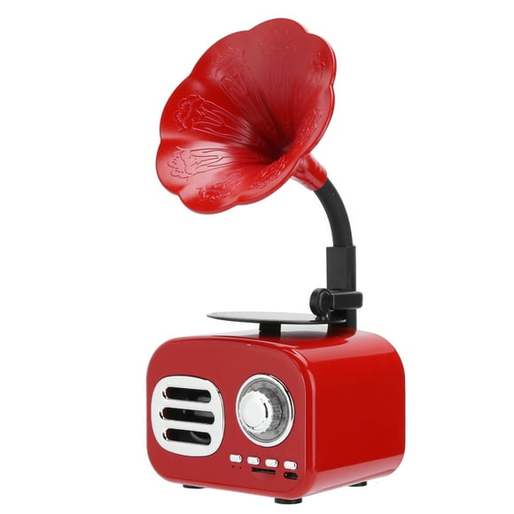 Altavoz Bluetooth, fonógrafo portátil, caja de altavoz Retro Vintage, altavoz Vintage, eficiencia óptima