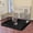 Black, variant on Aivituvin Rabbit Playpen, 48" Indoor Small Animal Exercise Pen with Waterproof Mat & Door, Metal C&C Cage for Rabbits, Guinea Pigs, Hedgehogs & Chinchillas