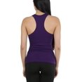 thumbnail image 2 of ToBeInStyle Womens Ribbed Seamless Racerback Scoop Neck Tank Tops, 2 of 4