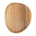thumbnail image 1 of Modern and Personalized Walnut Wood Dinner Plate, Easy Cleaning & Lightweight for Desserts, Snacks, Fruits,Unique Japanese Style, Suitable for Tea, Reusable and, 1 of 7