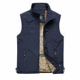 thumbnail image 1 of Chaleco para hombre, chaleco para deportes al aire libre engrosado con forro polar de otoño e invierno, chaleco de pesca, chaleco de mediana edad, 1 of 6