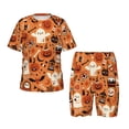 thumbnail image 1 of Wukai Ensemble de Pyjama Court à Manches Courtes et Sommeil pour Enfants, 2 Pcs-3TG, 1 of 6
