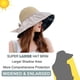 thumbnail image 4 of Sombreros de malla para el sol para mujer, ligeros, plegables, para playa, con ala ancha, sombrero de pescador, 4 of 5
