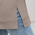 thumbnail image 2 of SUNBS Long Sleeve Shirts for Women Crewneck Sweatshirt Casual Pullover Ladies Tops and Blouses, 2 of 7