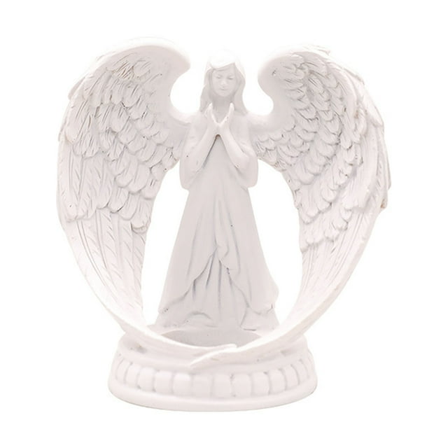 Estatua De Oración De Ángel Con Candelabro ANGGREK Candelabro De Ángel De Oración