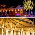 thumbnail image 4 of Sinhoon Meteor Shower Rain Lights, 11.8inch 8 Tube 192 LEDs Christmas Icicle Lights for Christmas Trees, Patio Garden Lawn Outdoor Decorations(Warm White), 4 of 5