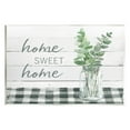 thumbnail image 5 of Stupell Industries Sweet Home Country Tartan Botanical Leaves Vase Graphic Art Unframed Art Print Wall Art, Design by Carol Robinson, 5 of 5