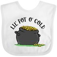thumbnail image 3 of Inktastic St. Patrick's Day Lil' Pot of Gold Boys or Girls Baby Bib, 3 of 4