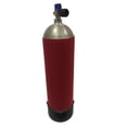 thumbnail image 2 of Funda de neopreno para tanque de buceo - Cilindro de gas de 12 l para buceo desde cero - Elige rojo, 2 of 8