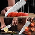 thumbnail image 5 of 3PCS Stainless Steel Chef Knife Set with Wooden Handles Professional Kitchen Cutting Tools Handmade Forged Sharp Meat Fish Slicing Knives Boning Cleaver for Cooking Kitchen Cooking Convenience, 5 of 11