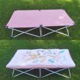 thumbnail image 3 of Cuna plegable para acampar con saco de dormir, cama de viaje para interiores/exteriores de tela Oxford impermeable para niños pequeños, senderismo en la playa, guardería, 3 of 4