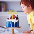 thumbnail image 4 of 10 Pieces Happy Thanksgiving Cake Topper Cupckae for Thanksgiving Day Party ration (Gold), 4 of 7