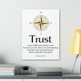 thumbnail image 4 of Scripture Walls Proverbs 3:5 Compass White Bible Verse Canvas Christian Wall Art Ready to Hang Unframed, 4 of 18