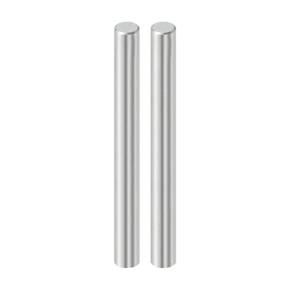 2 Pcs 3/8x3" Dowel Pins, Bearing Steel Cylindrical Dowel Pins Shelf Support Peg Pin Rod Fasten Elements Metal Shelf Pegs