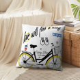thumbnail image 3 of LALILO Throw Pillow Covers And Graphic Shirt Girl Graphic Shirt Fashion Cushion Cover 18" x 18", 2 Pack, 3 of 6