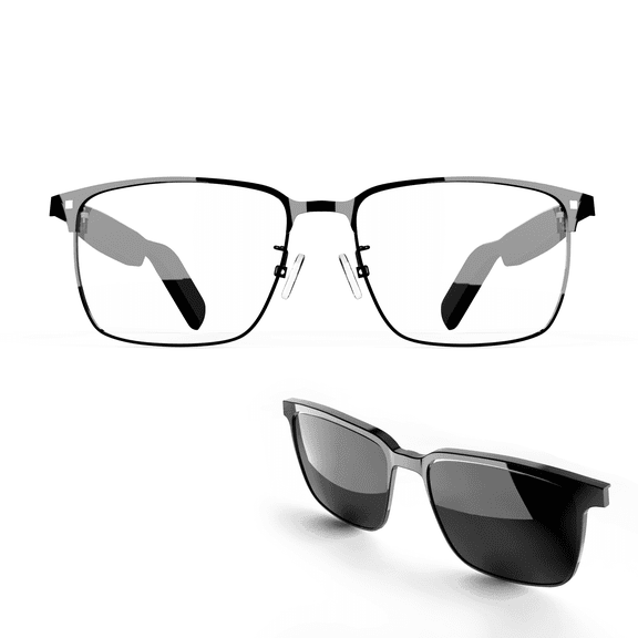 Bluetooth Sunglasses Smart Glasses for Men Women Magnetic Polarized Lenses UV400 Anti-Blue Light Bluetooth 5.4 Mic Speaker