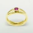 thumbnail image 4 of LBG 417 10k Yellow Gold Natural Ruby Womens Solitaire Ring - Size 7.5, 4 of 5
