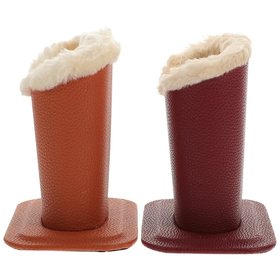 2Pcs Plush Lined Glasses Holder Anti-scratch Glasses Holder Eyeglasses Holder Glasses Plush Stand