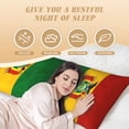 thumbnail image 3 of Body Pillow Cover Vintage Bolivian Flag Long Case Protector With Zipper Rectangle Soft Large Cases Cover 20 X 54 In, 3 of 6