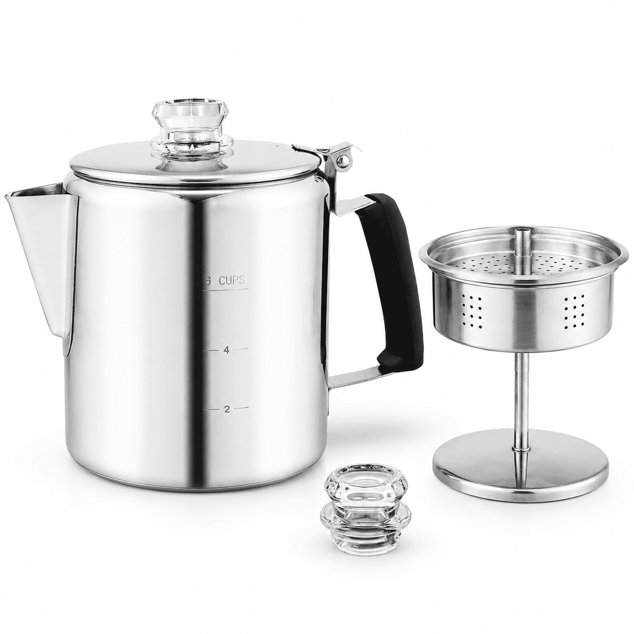 Farberware FCP412 Stainless Steel 12 Cup Coffee Pot Percolator