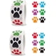 thumbnail image 1 of Paquete de 1000 pegatinas de animales JAMW huellas de patas 2 rollos coloridos, 1 of 5