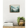 thumbnail image 4 of Drsoum Green Fog Pine Tree Forest Modern Farmhouse Wall Decor 11x14in Nature Framed Classic Prints Kitchen Bathroom Office, 4 of 6