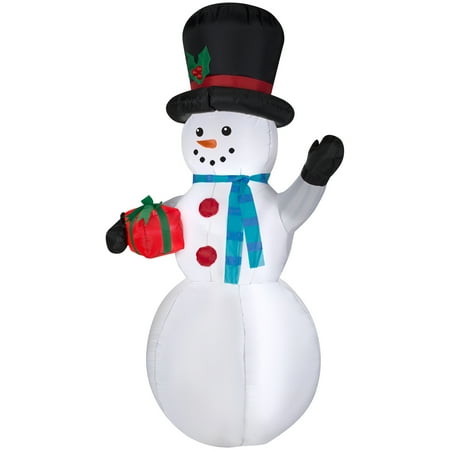 Airblown Christmas Inflatable Snowman 7ft tall - Walmart.com