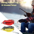thumbnail image 3 of huanledash 4.5cm/8.5g Lure Soft Bait Sharp Hook Simulation Bite Resistant Angling PVC Fishing Rubber Frog Soft Bait Angling Supplies, 3 of 8