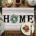 thumbnail image 4 of Farmhouse HOME Placemats Set of 4, Summer Eucalyptus Leaves Table Mats Washable Heat-Resistant Non-Slip Place Mats for Kitchen Dinner Table Indoor Outdoor Decor,13x19 Inch, 4 of 9