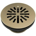 thumbnail image 1 of Delta Robinet 4 Pouces Drain de Douche Rond Doré Kit de Drain de Douche Rond Chrome Drain de Douche Champagne Bronze DT051411-CZ, 1 of 5