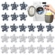thumbnail image 3 of Kit de bolas de lavandería con copo de nieve bola de limpieza de ropa reutilizable antibobinado 24 Uds., 3 of 4
