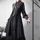 thumbnail image 2 of Disfraz de príncipe Lolita de estilo gótico negro oscuro para mujer, disfraz de nicho elegante y moderno para eventos, ropa de fotografía para actuaciones, vestido COS, 2 of 5
